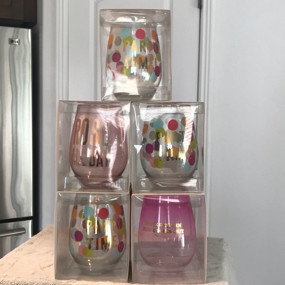 SLANT Collection every day is a party 6 🍷glasses